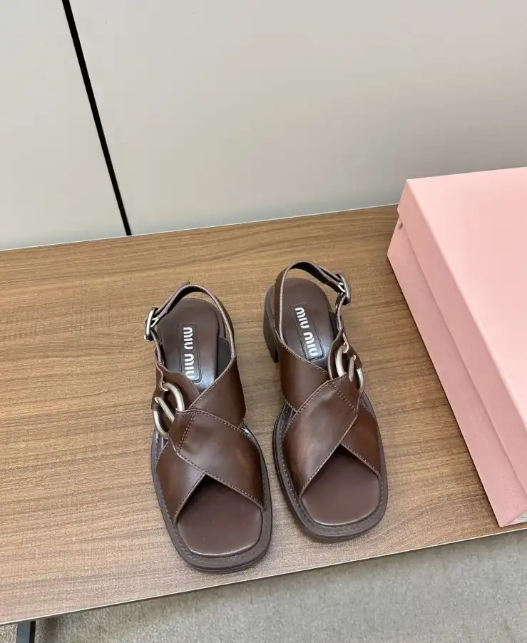 hype Miu Miu Sandals