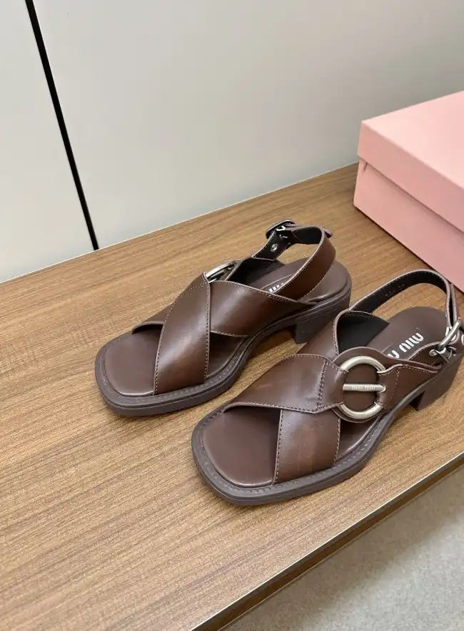 hype Miu Miu Sandals