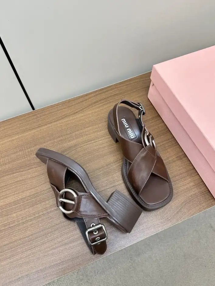 hype Miu Miu Sandals