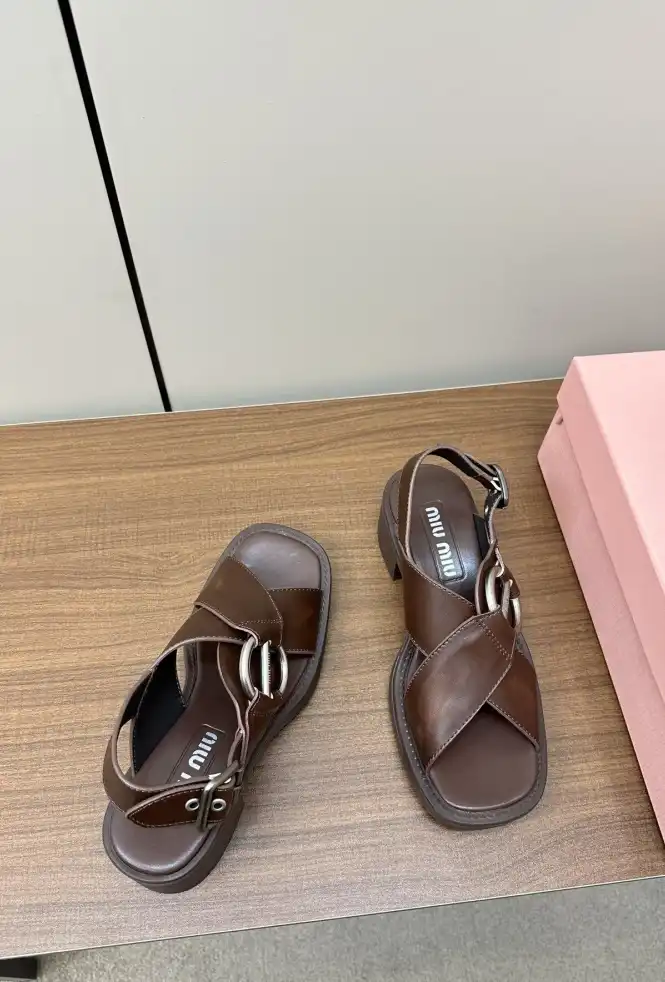 hype Miu Miu Sandals