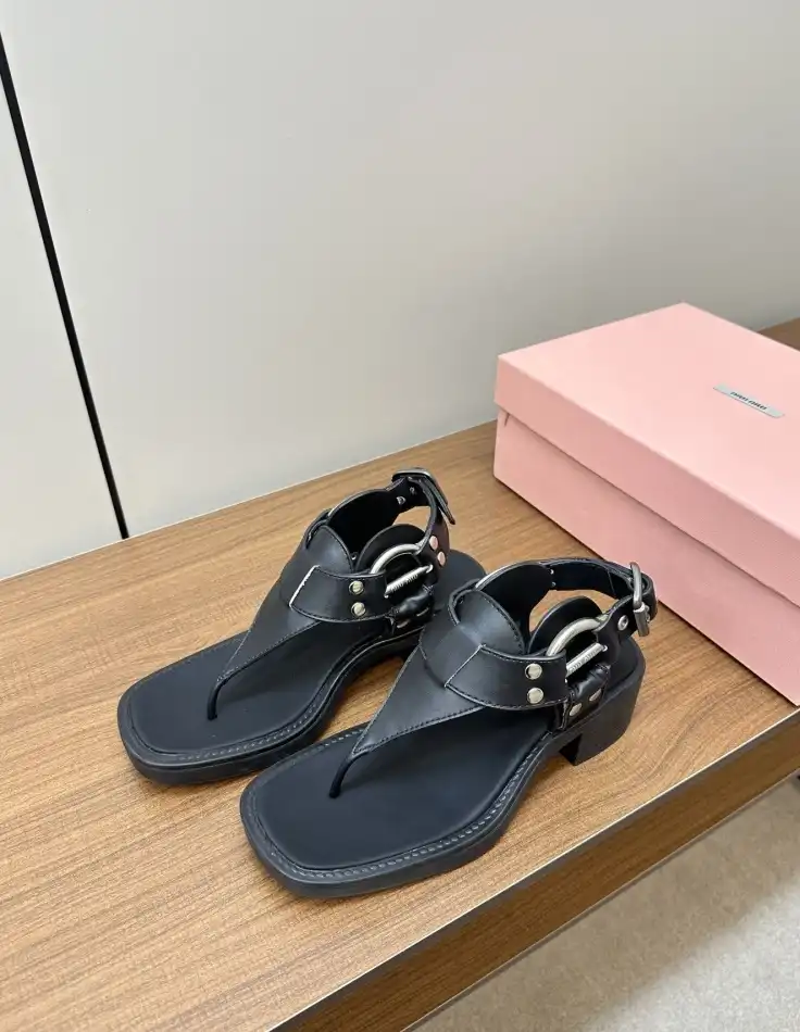 hype Miu Miu Sandals