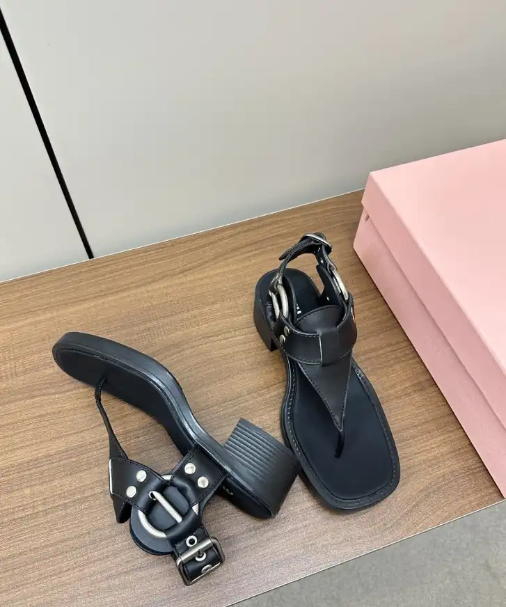 hype Miu Miu Sandals