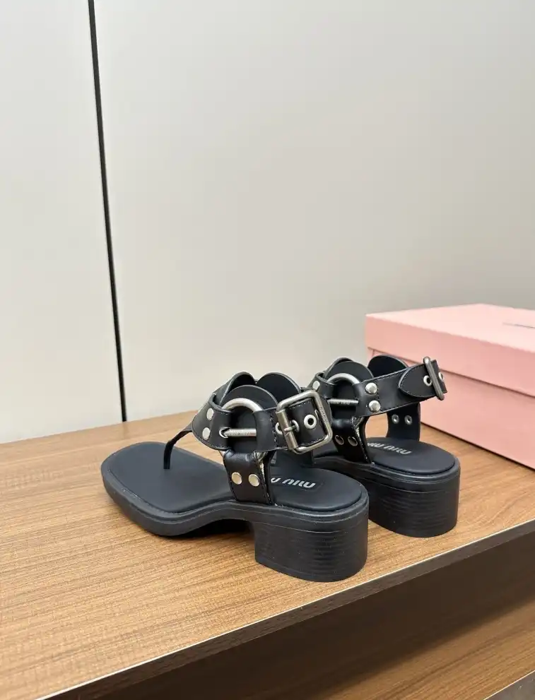 hype Miu Miu Sandals