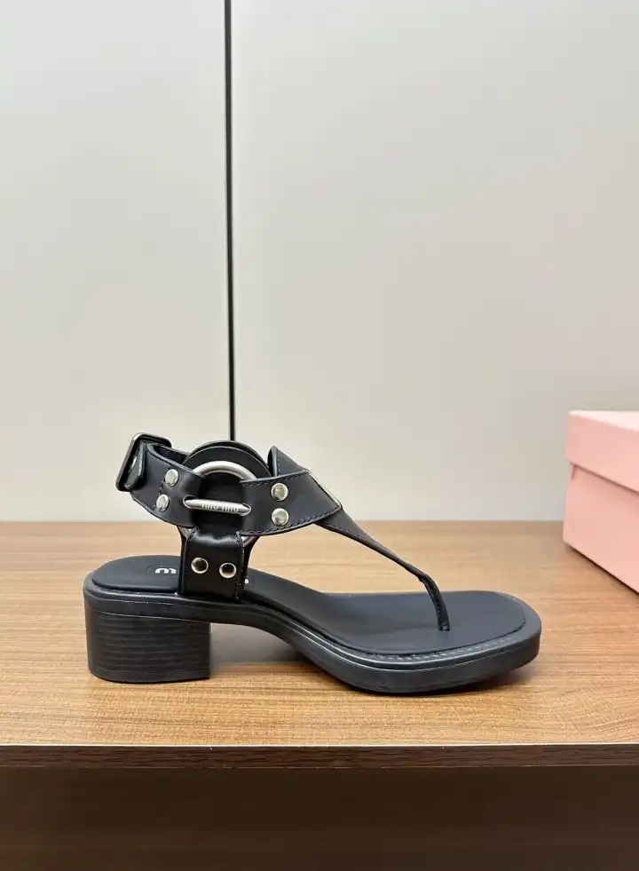 hype Miu Miu Sandals