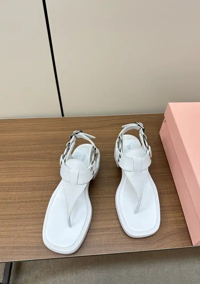 hype Miu Miu Sandals