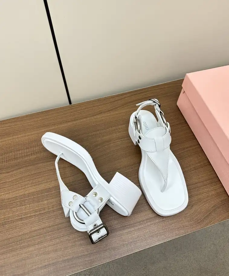 hype Miu Miu Sandals