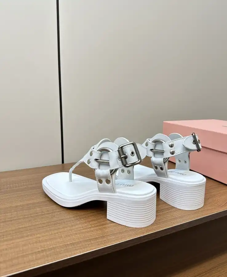 hype Miu Miu Sandals