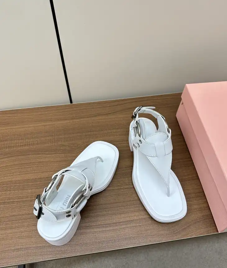 hype Miu Miu Sandals