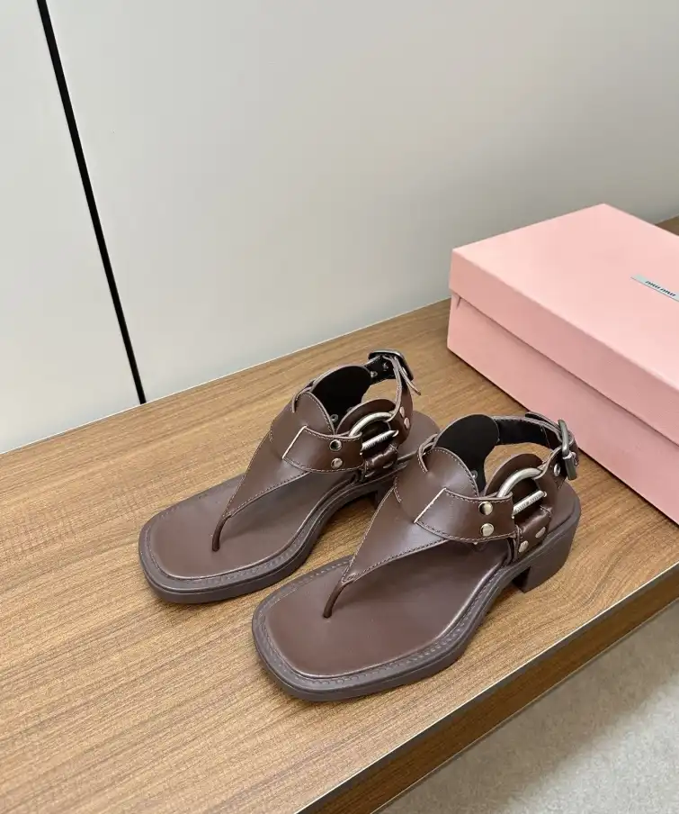 hype Miu Miu Sandals