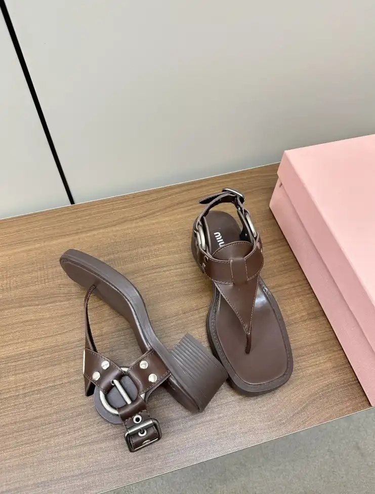 hype Miu Miu Sandals