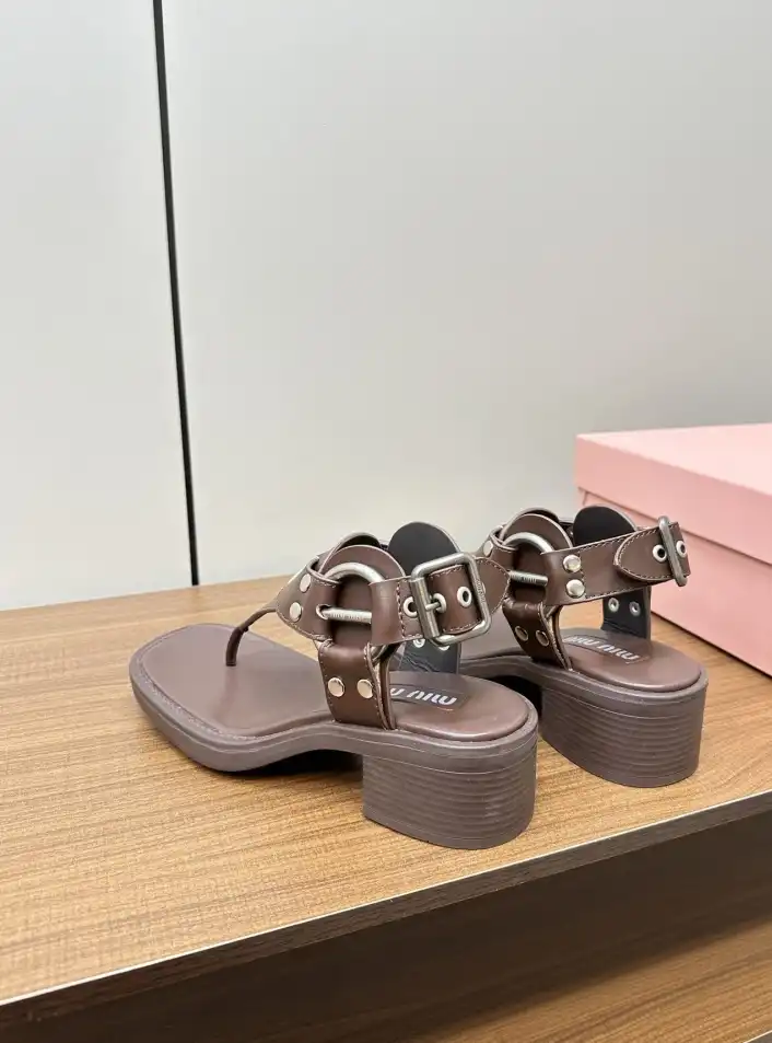 hype Miu Miu Sandals