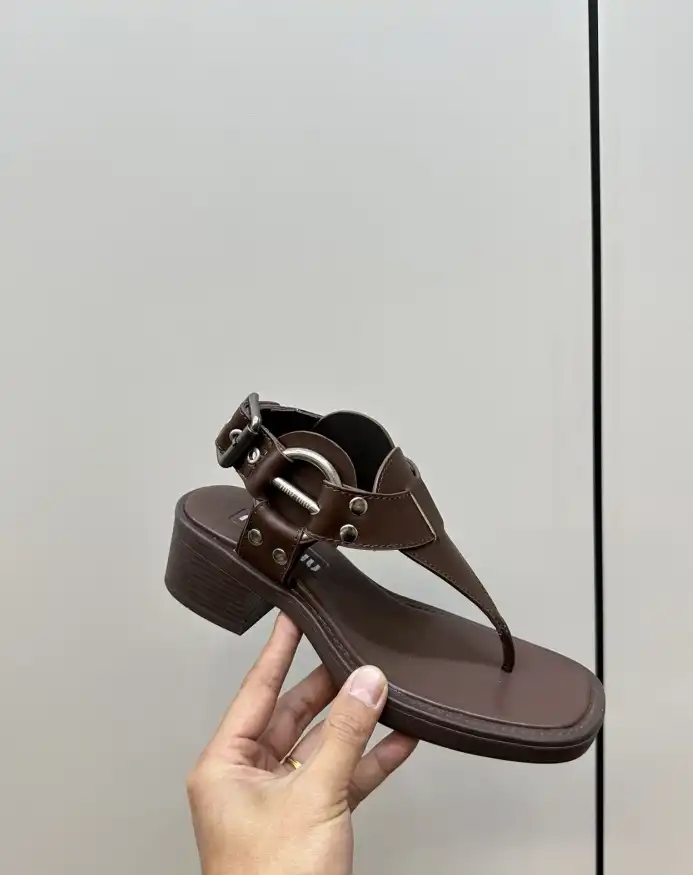 hype Miu Miu Sandals