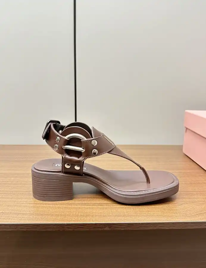 hype Miu Miu Sandals