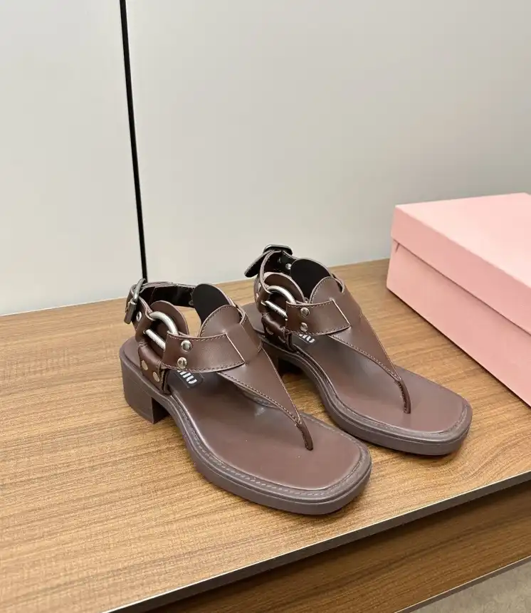 hype Miu Miu Sandals