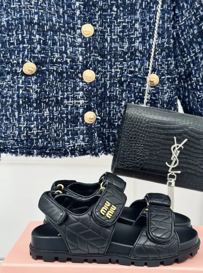 hype Miu Miu Sandals