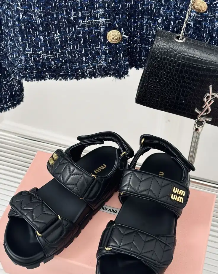 hype Miu Miu Sandals