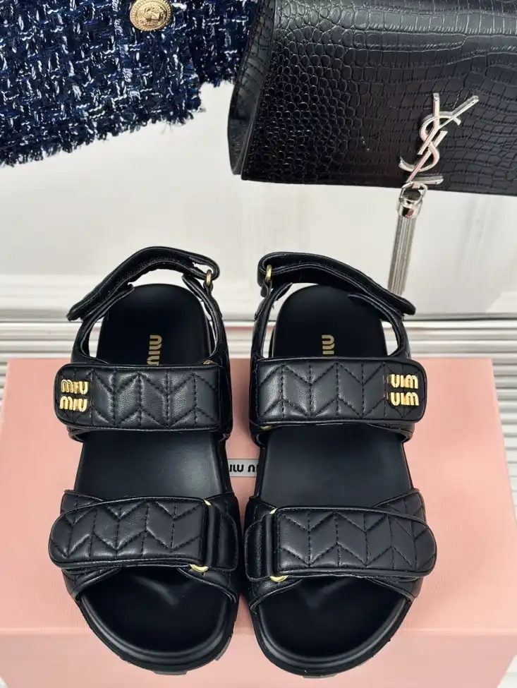 hype Miu Miu Sandals