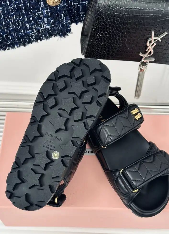 hype Miu Miu Sandals