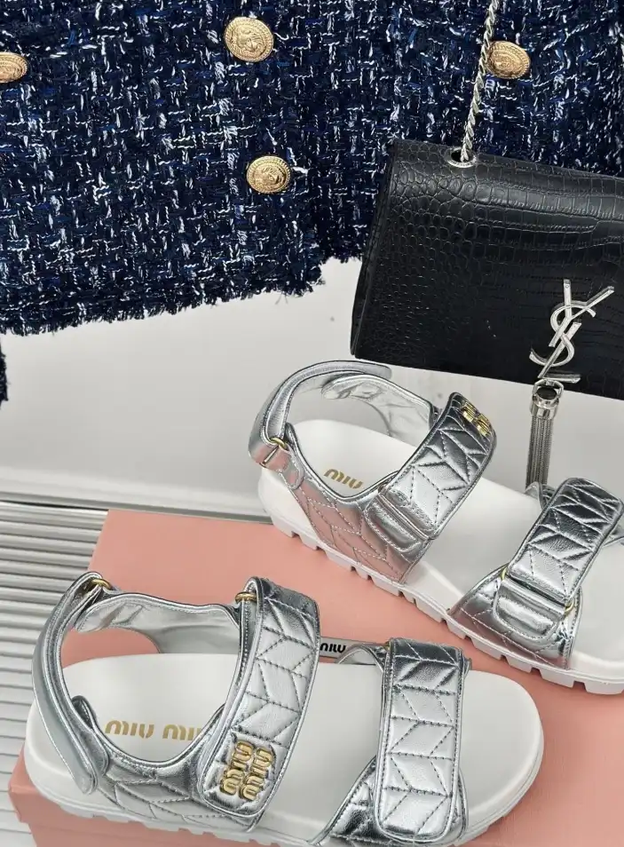 hype Miu Miu Sandals