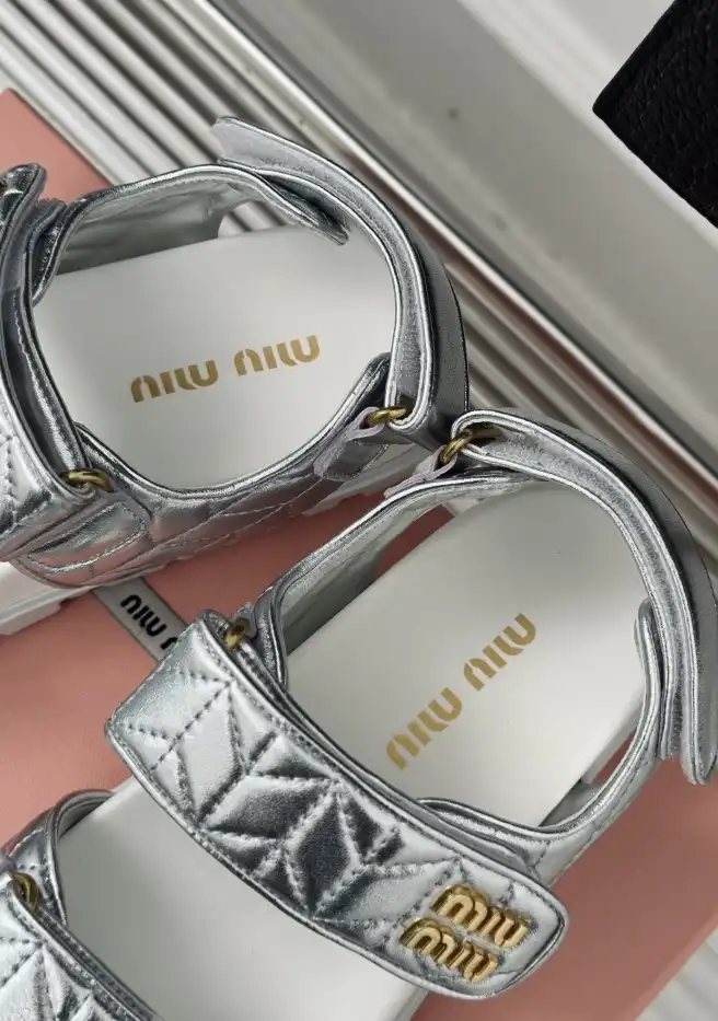 hype Miu Miu Sandals