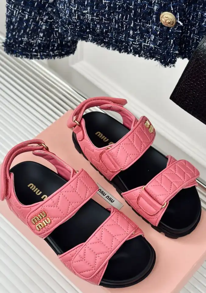 hype Miu Miu Sandals