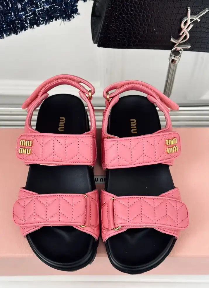 hype Miu Miu Sandals