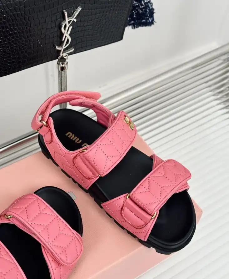 hype Miu Miu Sandals