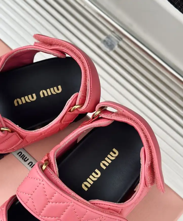 hype Miu Miu Sandals