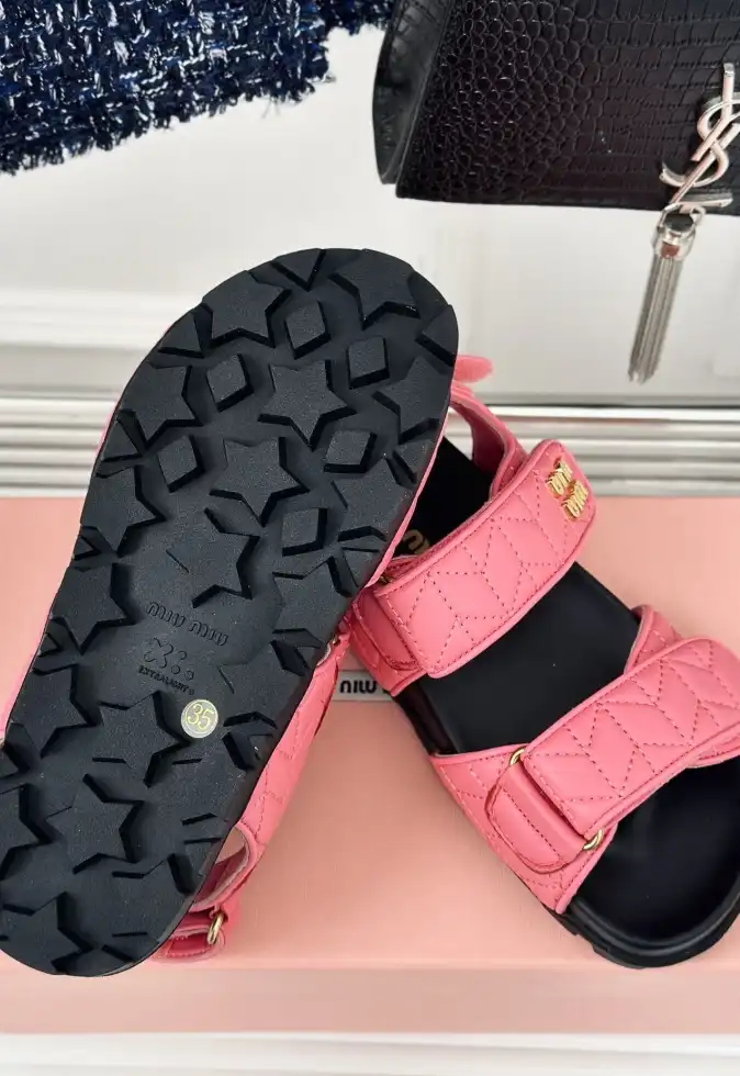 hype Miu Miu Sandals