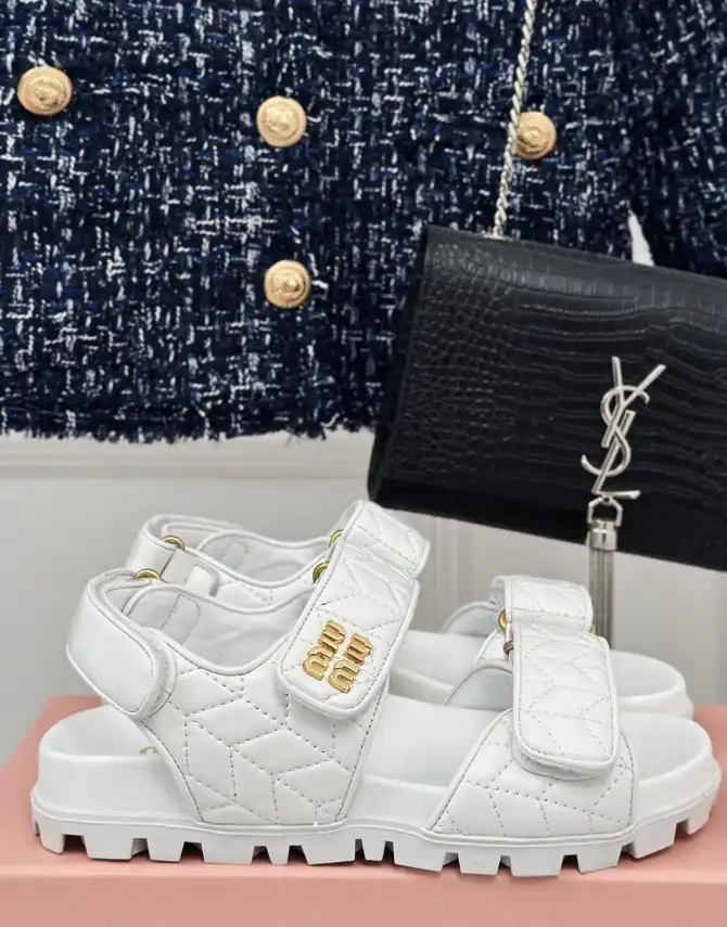 hype Miu Miu Sandals