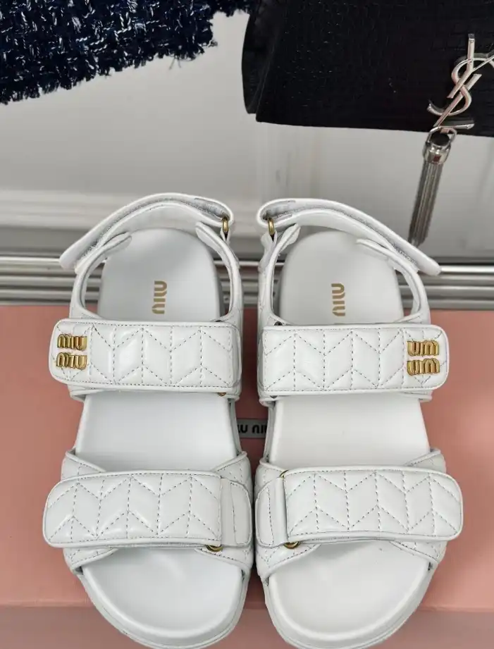 hype Miu Miu Sandals