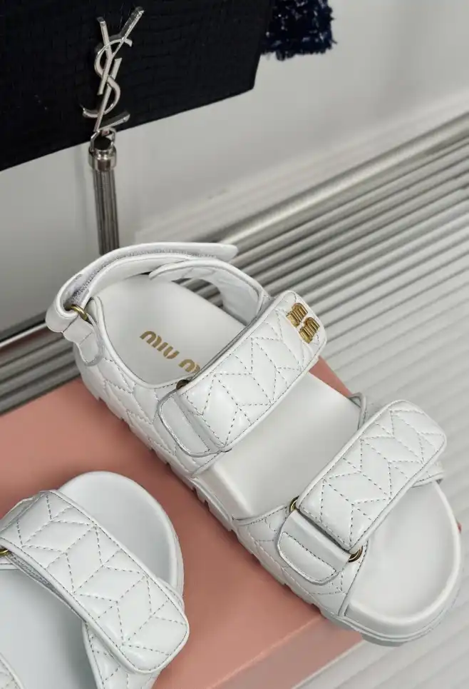 hype Miu Miu Sandals