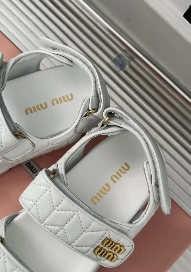 hype Miu Miu Sandals