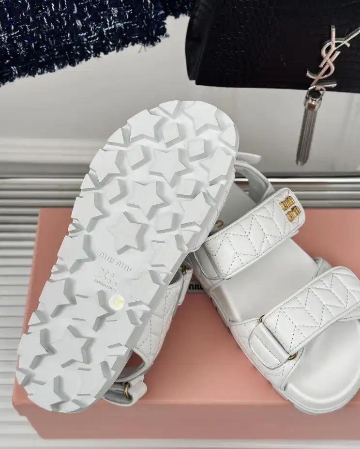 hype Miu Miu Sandals