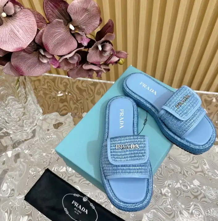 hype Prada Slippers