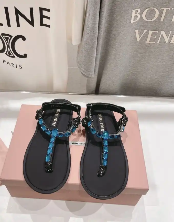 hype Miu Miu Sandals