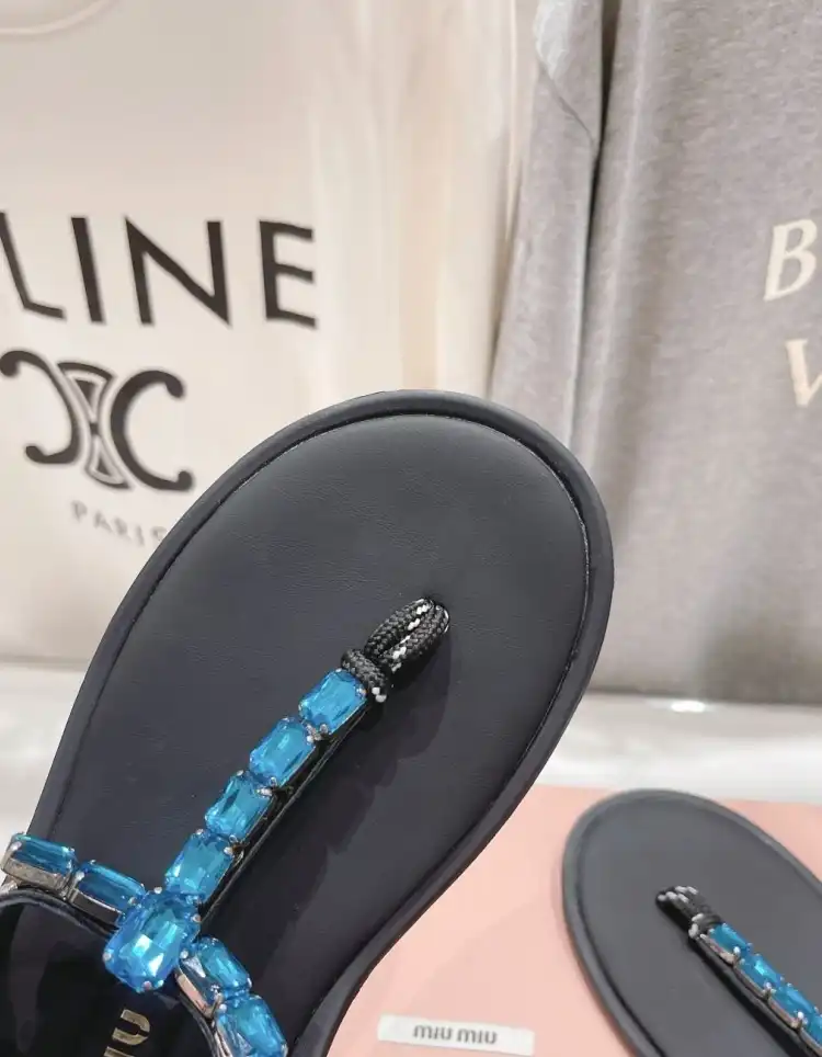 hype Miu Miu Sandals