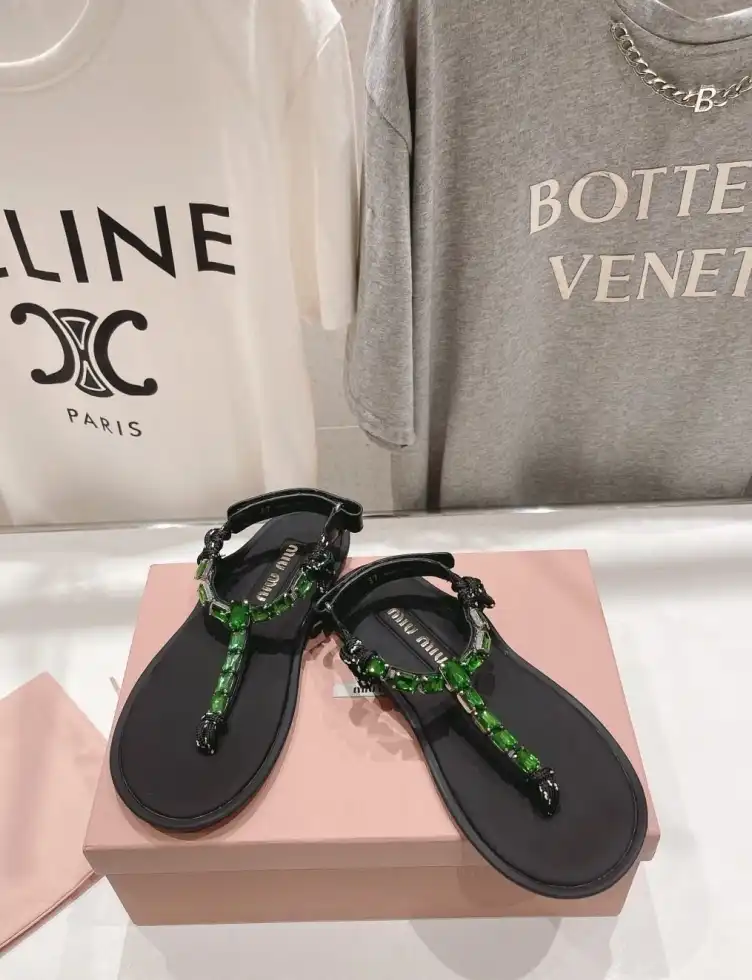 hype Miu Miu Sandals