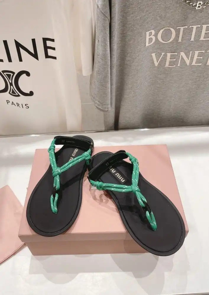 hype Miu Miu Sandals