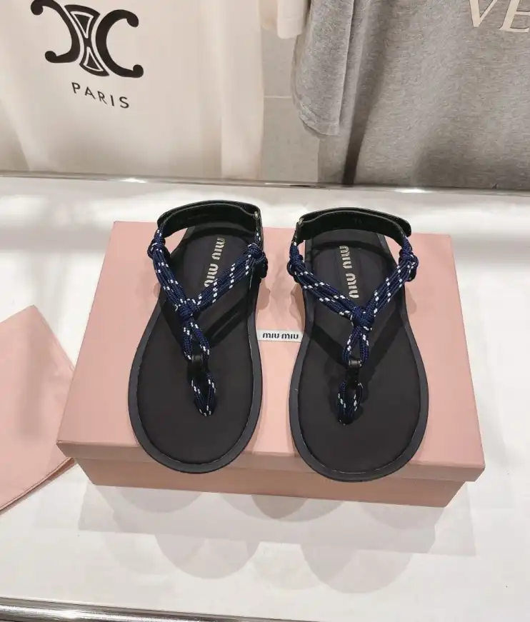 hype Miu Miu Sandals