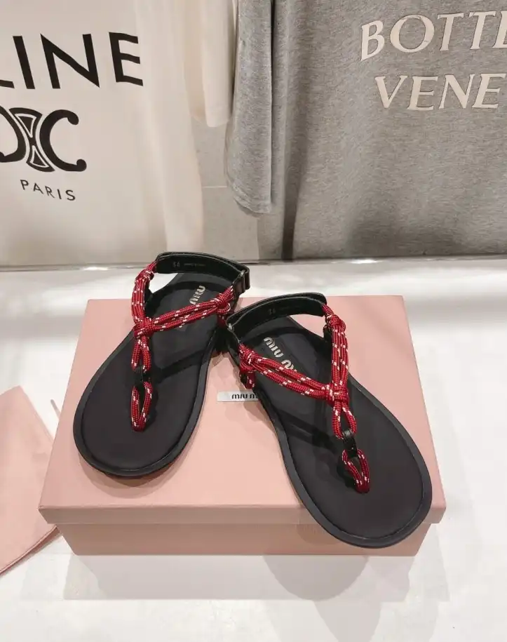 hype Miu Miu Sandals