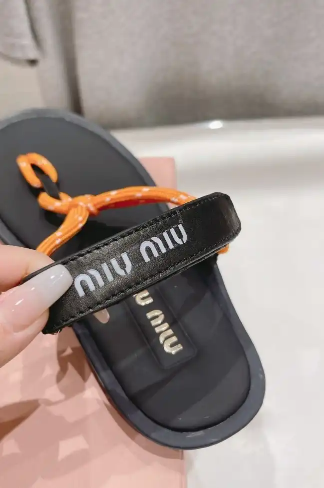 hype Miu Miu Sandals