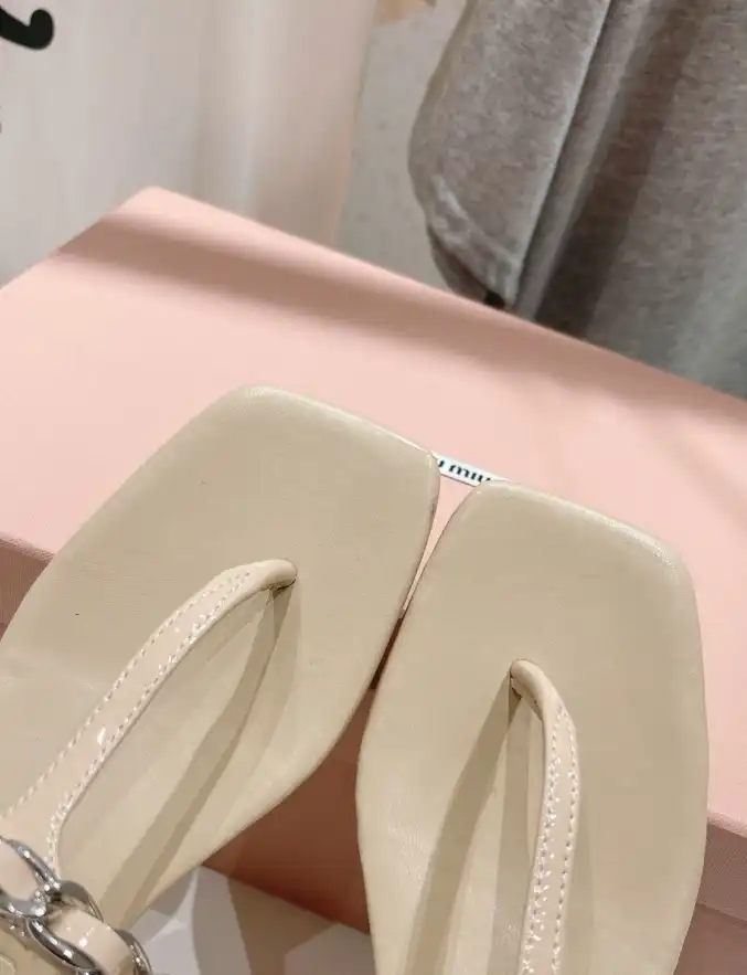 hype Miu Miu Sandals