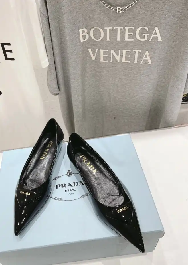 hype Prada flat shoes