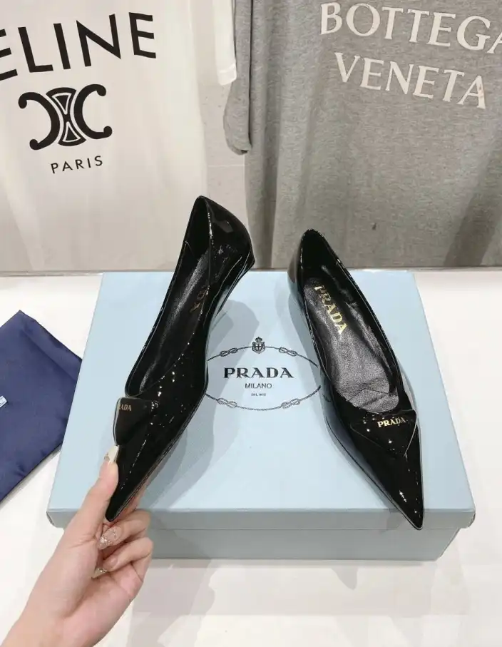 hype Prada flat shoes