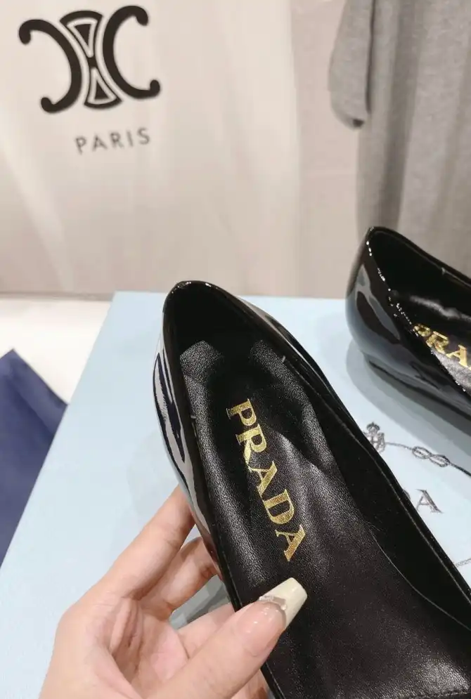 hype Prada flat shoes