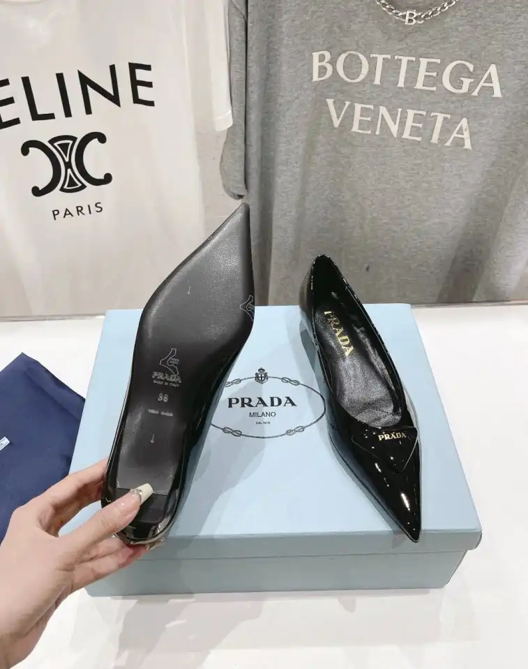 hype Prada flat shoes