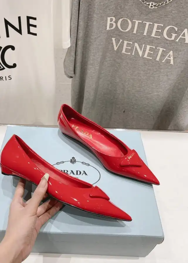 hype Prada flat shoes