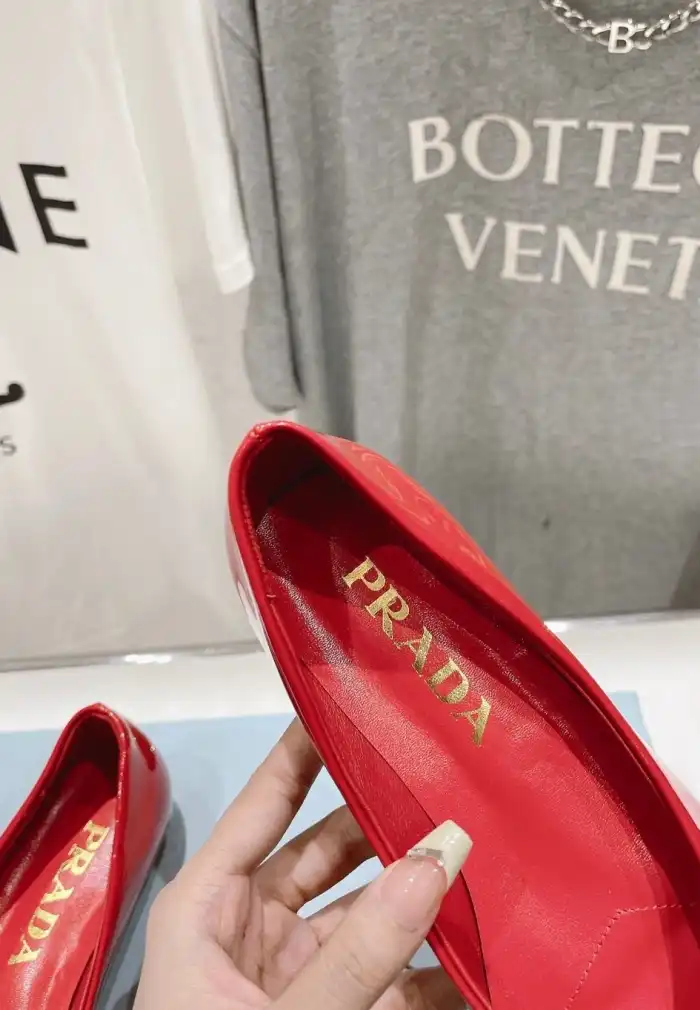 hype Prada flat shoes