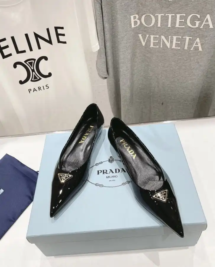 hype Prada flat shoes